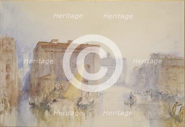 Venice: The Accademia, 1840. Artist: JMW Turner.