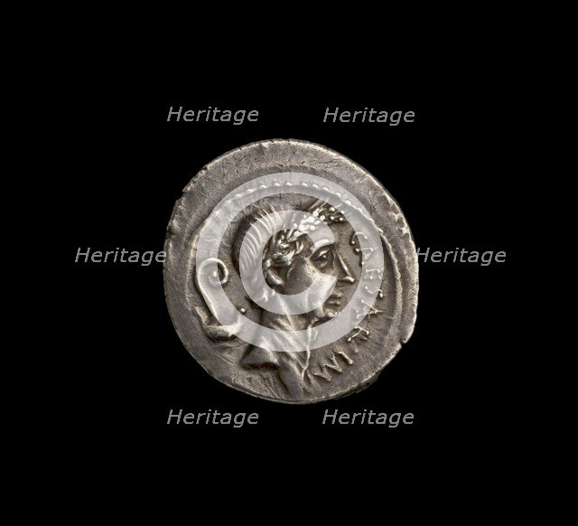 Roman Republican Coin, 44 BC. Artist: Unknown.