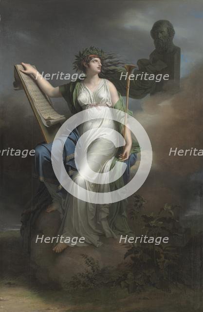 Calliope, Muse of Epic Poetry, 1798. Creator: Charles Meynier (French, 1768-1832).