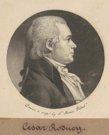 Caesar Augustus Rodney, 1800. Creator: Charles Balthazar Julien Févret de Saint-Mémin.