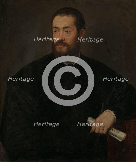 Portrait of a Musician, c1550. Creator: Antonio Badile IV.