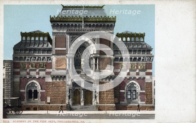 Academy of the Fine Arts, Philadelphia, Pennsylvania, USA, 1901. Artist: Unknown