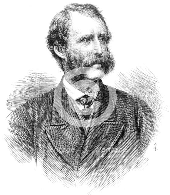 Lieutenant-Colonel Henderson, the new Chief Commissioner of Metropolitan Police, 1869. Creator: Unknown.