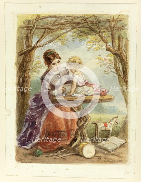 A Knight of the Round Table, n.d. Creator: Hablot Knight Browne.