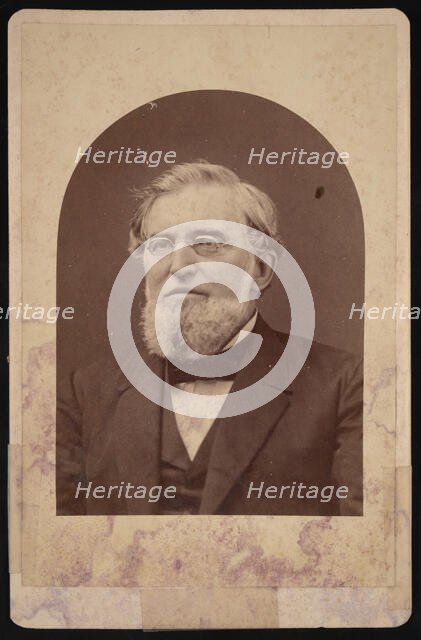 Portrait of Joseph Cummings (1817-1890), Before 1890. Creator: Hennigar & Gittings.