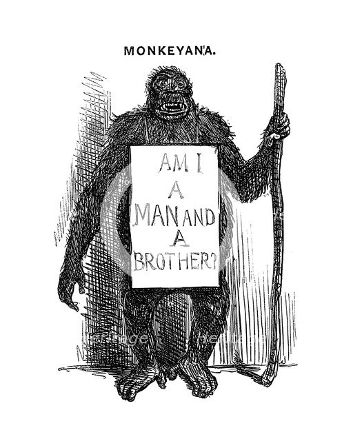'Monkeyana: Am I a Man and a Brother?', 1861. Artist: Unknown