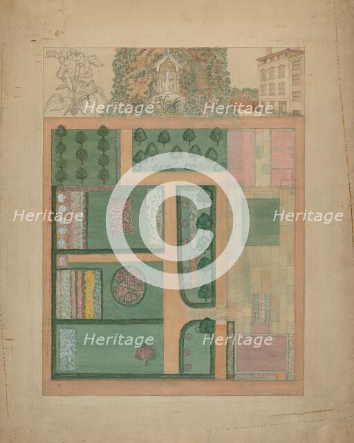 Parmentier Grounds, c. 1936. Creator: Virginia Richards.