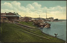 Irkutsk Embankment of the Angara River, 1904-1917. Creator: Unknown.