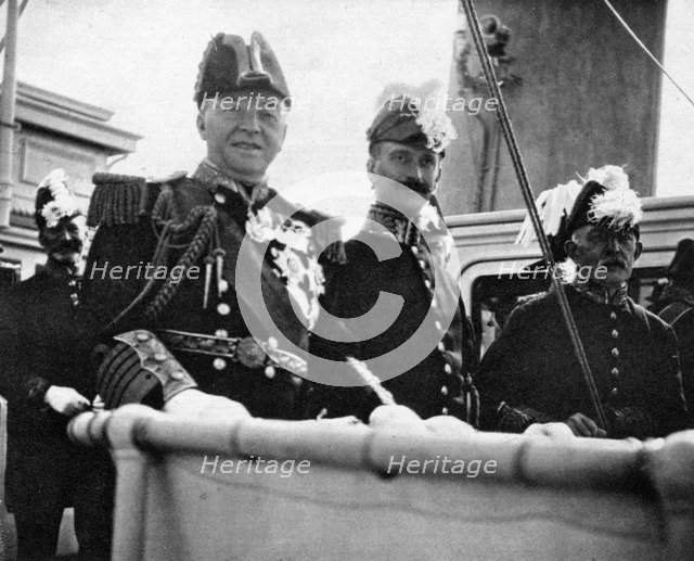 The Lords of the Admiralty at the Naval Review of 1907 (1908).Artist: Queen Alexandra