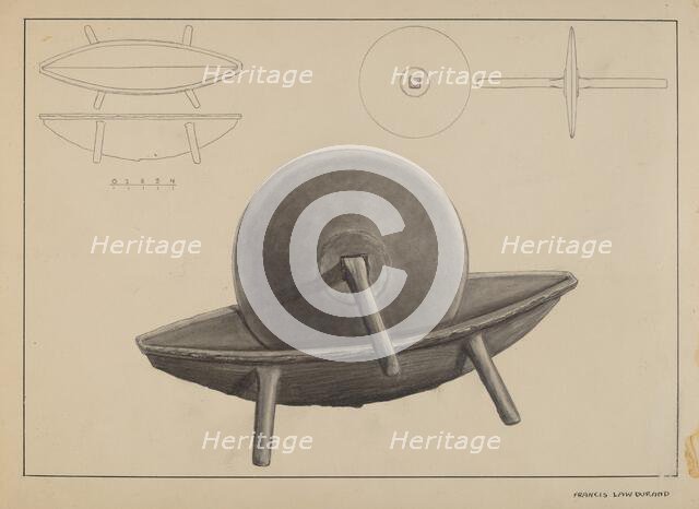 Spice Grinder, c. 1937. Creator: Francis Law Durand.