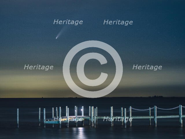 Comet Over The Bay. Creator: Eve Turek.