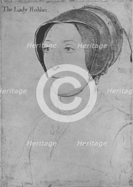 'Elizabeth Hoby', c1532-1543 (1945). Artist: Hans Holbein the Younger.