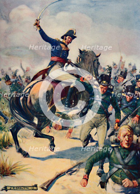 'General Janssens at the Battle of Blaauwberg', 1909. Artist: Joseph Ratcliffe Skelton.