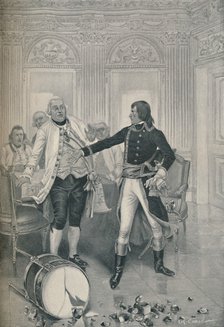 'Bonaparte's Termination of the Interview with the Austrian Envoy', 1896. Artist: Unknown.