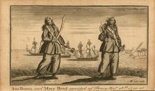 Pirates of the Caribbean: Ann Bonny and Mary Read convicted of Piracy, November 28th, 1720..., 1724. Creator: Cole, B. (active 1720-1754).