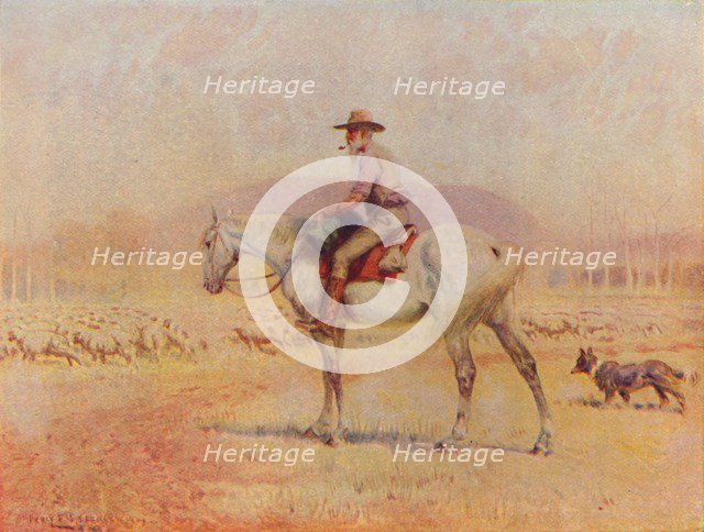 'Australian Sheep-Farmer', 1924. Artist: Unknown.