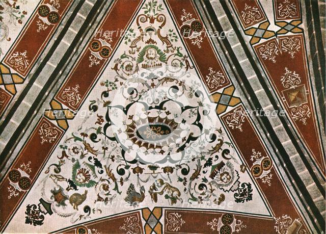 Decoration in the Church of Saint-Martin, Lutry, Vaud, Switzerland, (1928). Creator: Unknown.