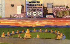 Wigwam Village No 6, Holbrook, Arizona, 1951. Artist: Unknown
