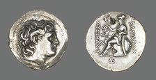 Tetradrachm (Coin) Portraying Alexander the Great, 297-281 BCE, issued by King Lysimachus..., (306-2 Creator: Unknown.