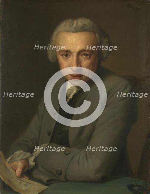 Portrait of Louis Métayer Phz., Goldsmith and Art Collector, 1759. Creator: George van der Myn.