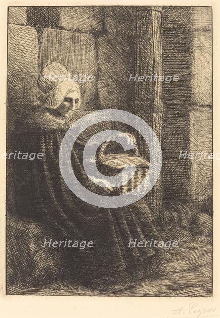 Peasant Woman of Boulogne (Paysanne des environs de Boulogne dite La femme au panier). Creator: Alphonse Legros.