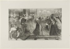 Dance Hall, 1898. Creator: Theophile Alexandre Steinlen.