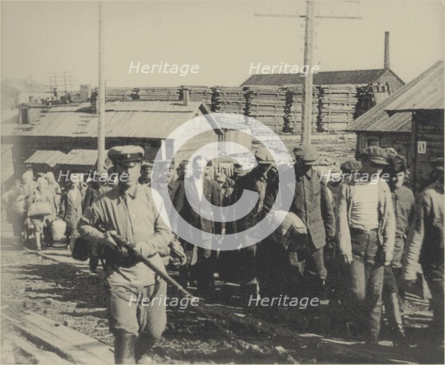 The Solovki prison camp (SLON), 1927-1928.