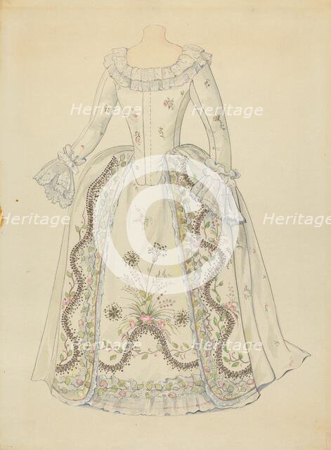 Dress, 1935/1942. Creator: Charlotte Winter.