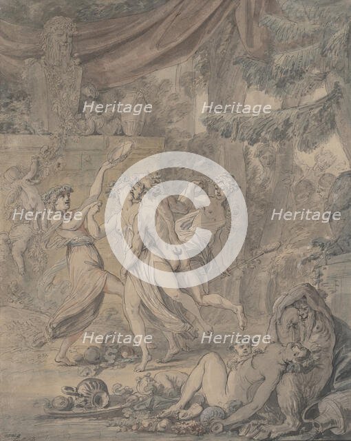Bacchanale, 1767. Creator: Jean-Michel Moreau.