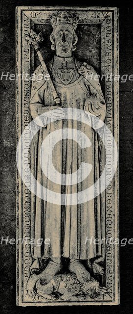 Gravestone of King Rudolf of Habsburg (1218-1291) in Speyer Cathedral. Creator: Anonymous.