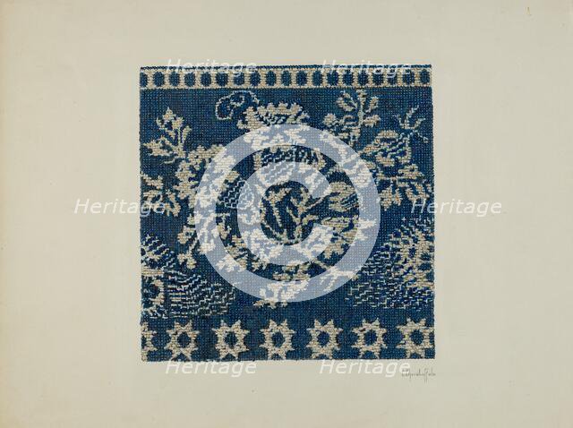 Coverlet, c. 1940. Creator: Cornelius Christoffels.
