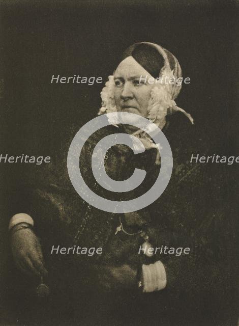Camera Work: Mrs. Rigby, 1909. Creator: David Octavius Hill (British, 1802-1870); Robert Adamson (British, 1821-1848), and.