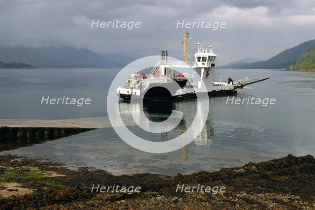 Corran Ferry, Loch Linnhe, Highland, Scotland.