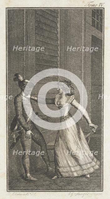 Illustration for the 'Works of J.P.C. Florian', 1796. Creator: Daniel Nikolaus Chodowiecki.