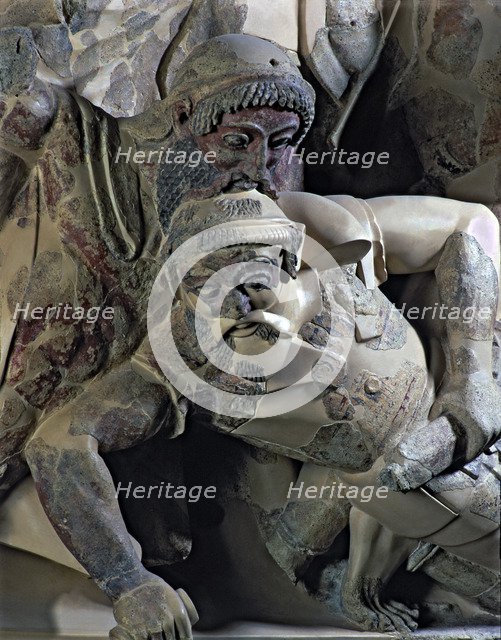 Clay sculpture group from the temple of Pyrgi.