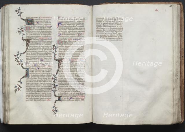 The Gotha Missal: Fol. 102r, Text, c. 1375. Creator: Master of the Boqueteaux (French); Workshop, and.