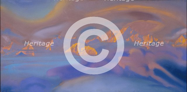 Kanchenjunga, 1938. Artist: Roerich, Nicholas (1874-1947)