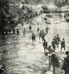 'The King's African Rifles Crossing The Ruwu River, German East Africa', (1919).  Creator: Unknown.