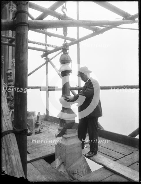Victoria Tower, Palace of Westminster, Westminster, London, c1925-1935. Creator: Ministry of Works.