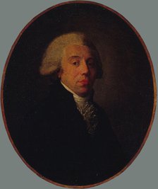 Portrait of a man, revolutionary period, 1792. Creator: Eustache Francois Duval.