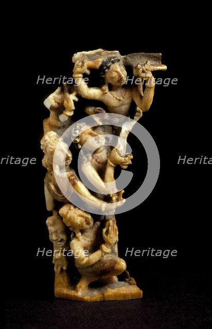 A Group of Attendants, 8th century or earlier. Creator: Unknown.