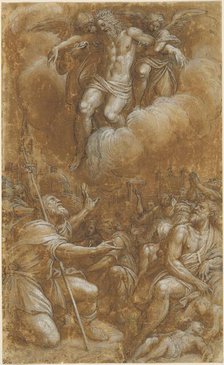 Saint Roch Interceding on Behalf of Plague Victims, 1567/1573. Creator: Lattanzio Gambara.