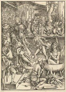 The Martyrdom of Saint John, 1498. Creator: Albrecht Durer.