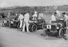 Austin Ulsters at the RAC TT Race, Ards Circuit, Belfast, 1929 Artist: Bill Brunell.