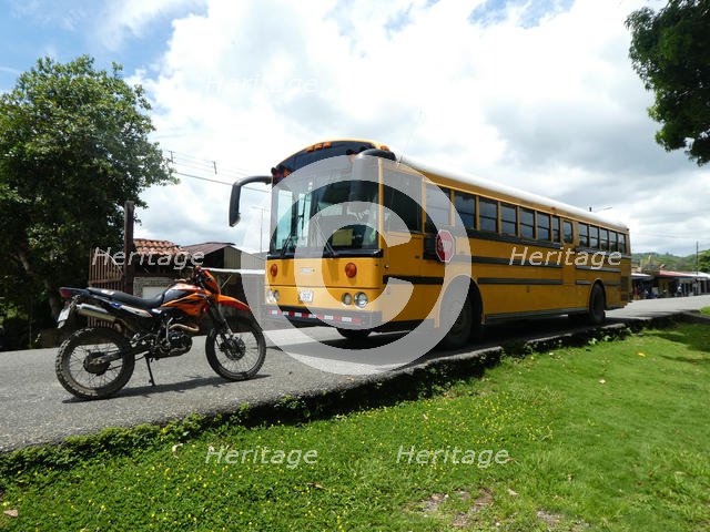 Thomas Built school bus, Costa Rica 2018. Creator: Unknown.