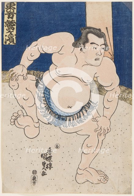 Sumo Wrestler Koyanagi, c. 1830.