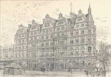 Constitutional Club, 1896. Artist: Unknown