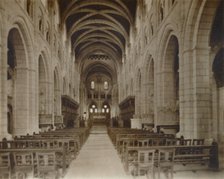 'Buckfast Abbey Church, (Interior)', late 19th-early 20th century. Artist: Unknown.