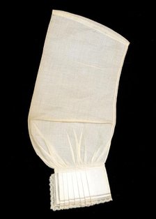 Undersleeves, American, ca. 1870. Creator: Unknown.