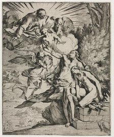 The Sacrifice of Abraham, ca. 1645-50. Creator: Pietro Testa (Italian, 1612-1650).